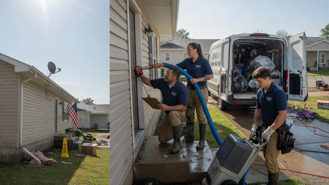 Ceiling Water Damage Restoration in Dubach, LA near me